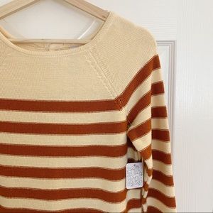 🧡 Free People beach striped sweater